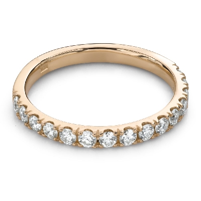 Золотое кольцо с Бриллиантами "Алмазная полоска 83"