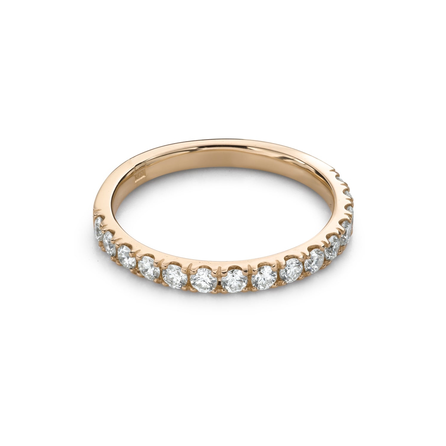 Золотое кольцо с Бриллиантами "Алмазная полоска 83"