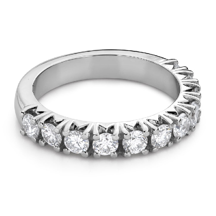 Золотое кольцо с Бриллиантами "Алмазная полоска 90"