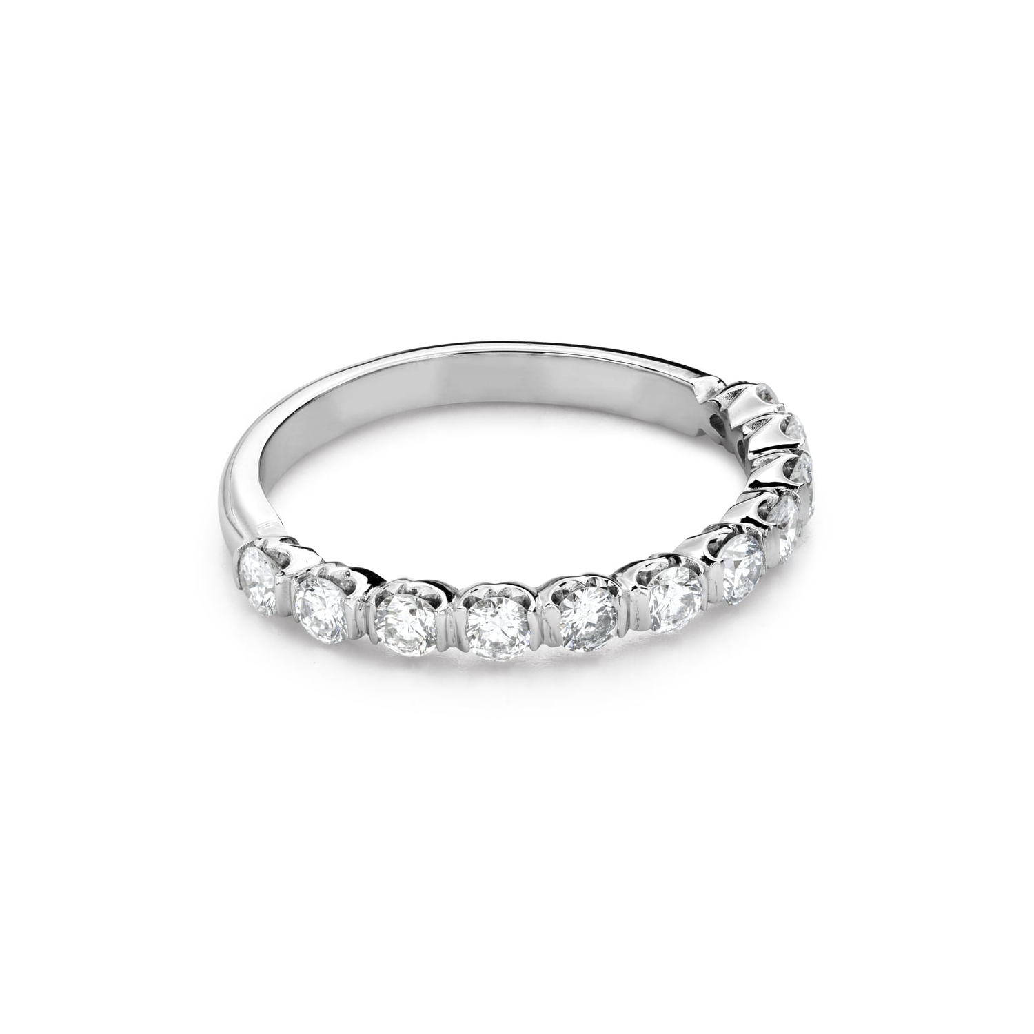 Золотое кольцо с Бриллиантами "Алмазная полоска 93"