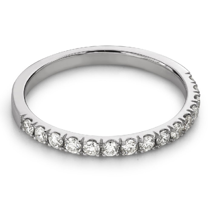 Золотое кольцо с Бриллиантами "Алмазная полоска 94"