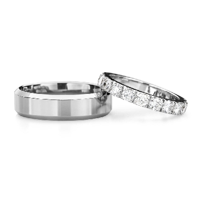 Laulību gredzeni ar dimantiem "VKA 336"