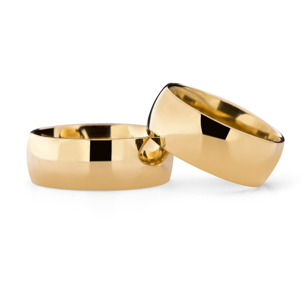 Zelta laulību gredzeni "VKA 20, 8.00mm"