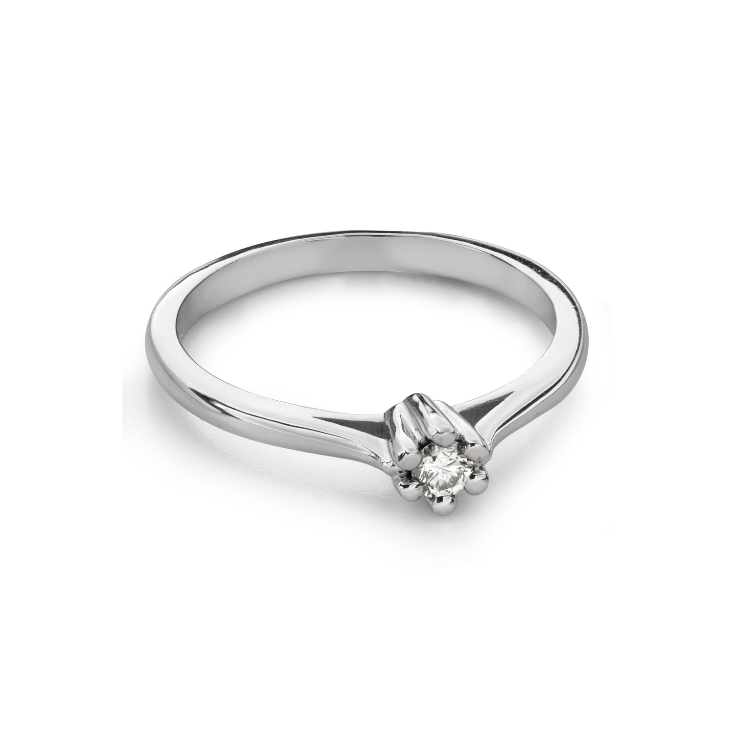 Помолвочное кольцо с Бриллиантом "Чистая 108"