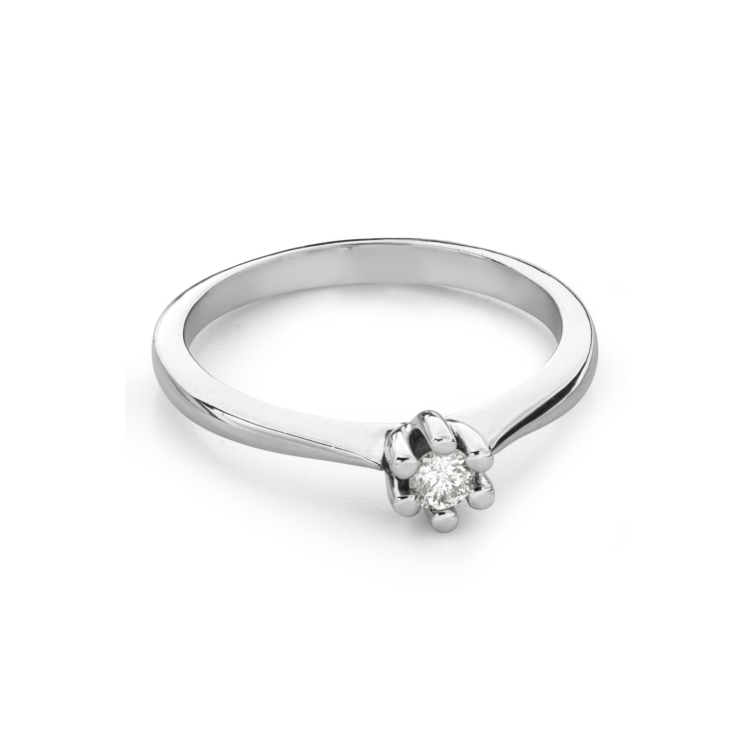Помолвочное кольцо с Бриллиантом "Чистая 109"