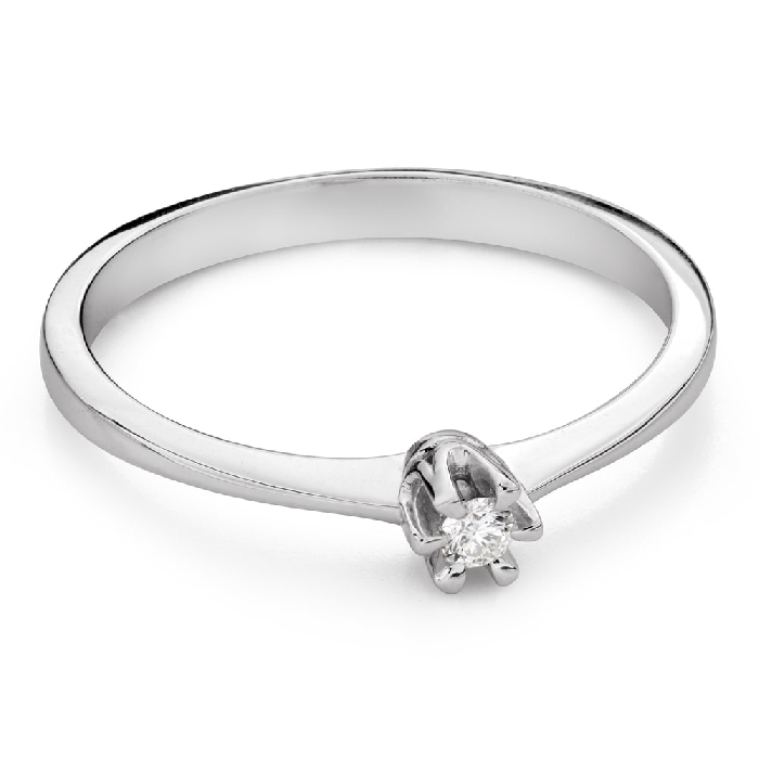 Помолвочное кольцо с Бриллиантом "Чистая 110"