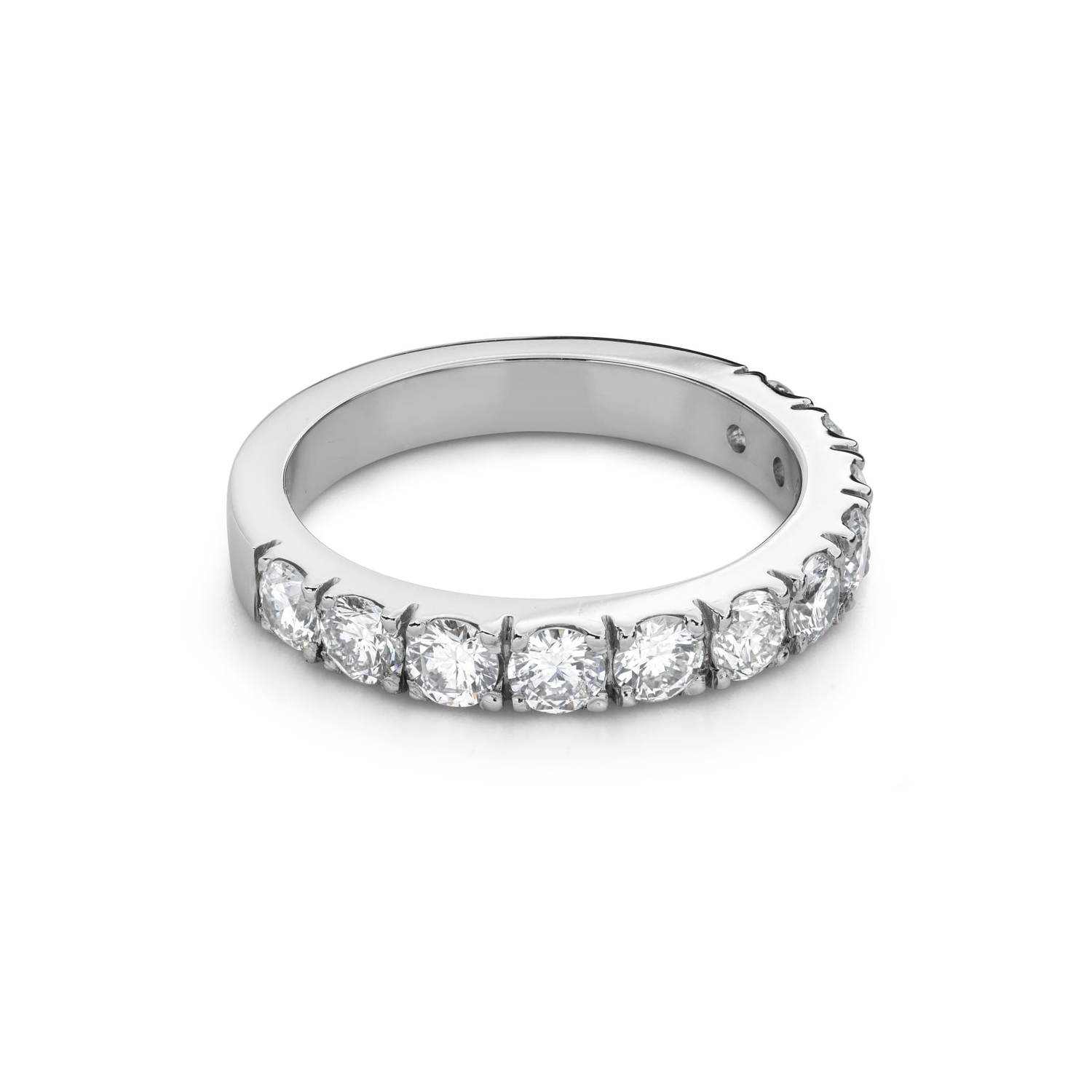 Золотое кольцо с Бриллиантами "Алмазная полоска 107"
