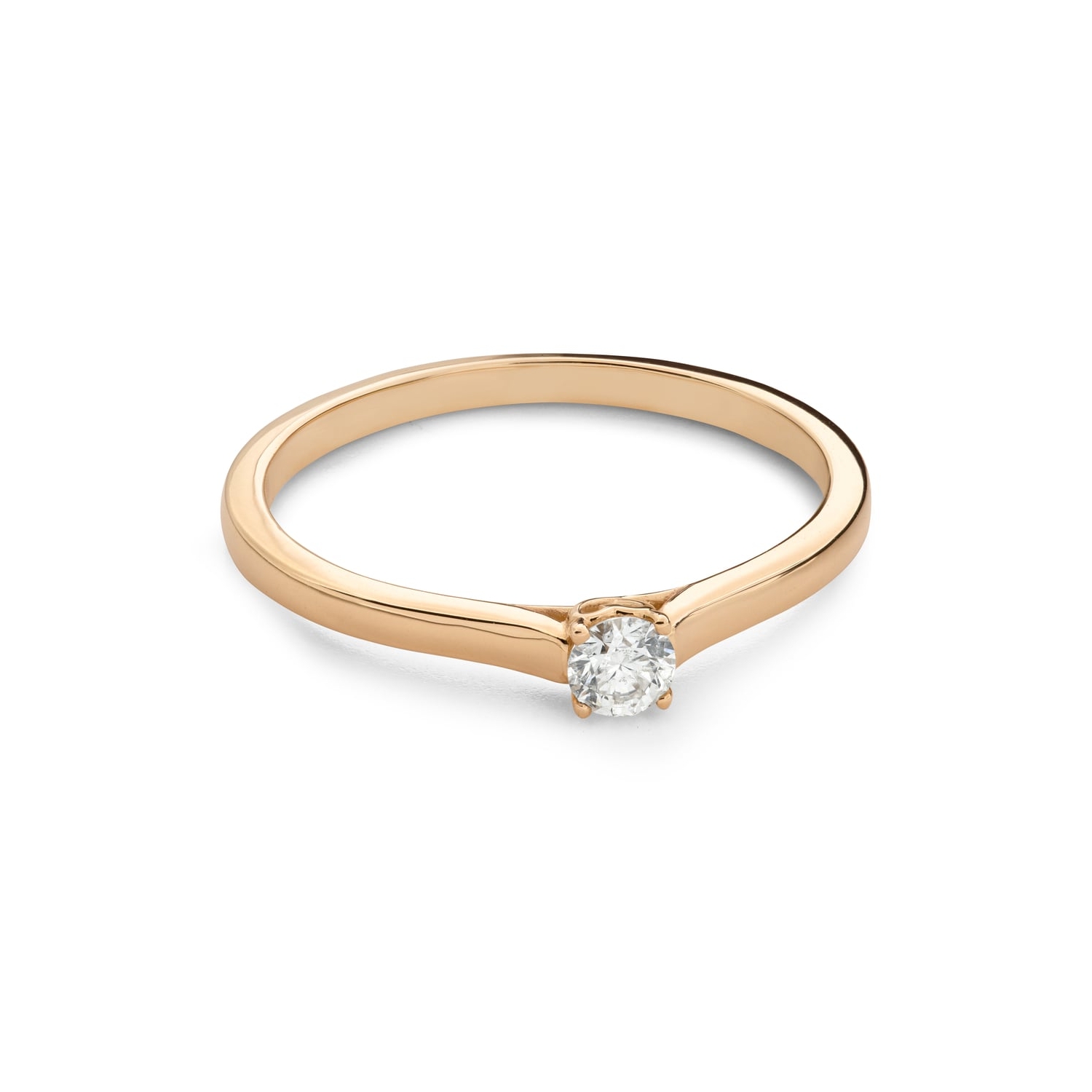 Золотое кольцо с  Бриллиантом "Возлюбленный 84"