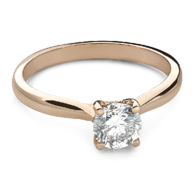 Помолвочное кольцо с Бриллиантом "Богиня 401"