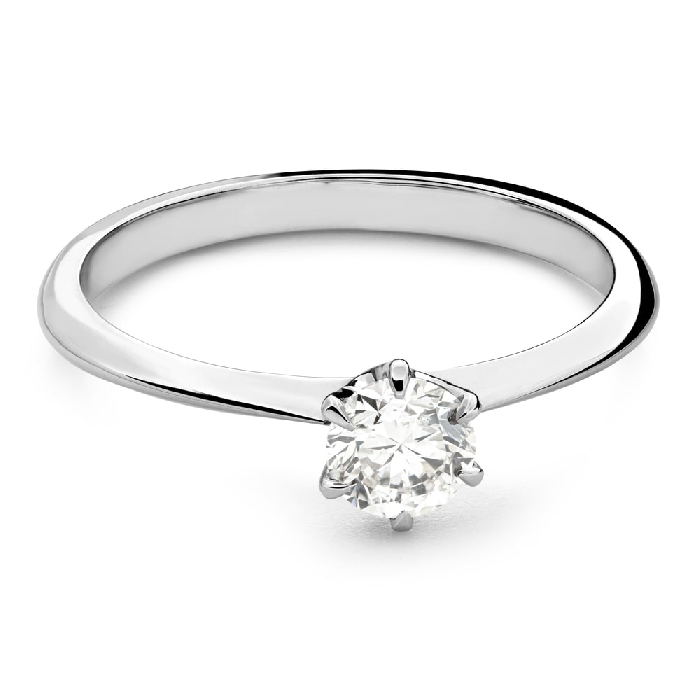 Помолвочное кольцо с Бриллиантом "Королева 245"
