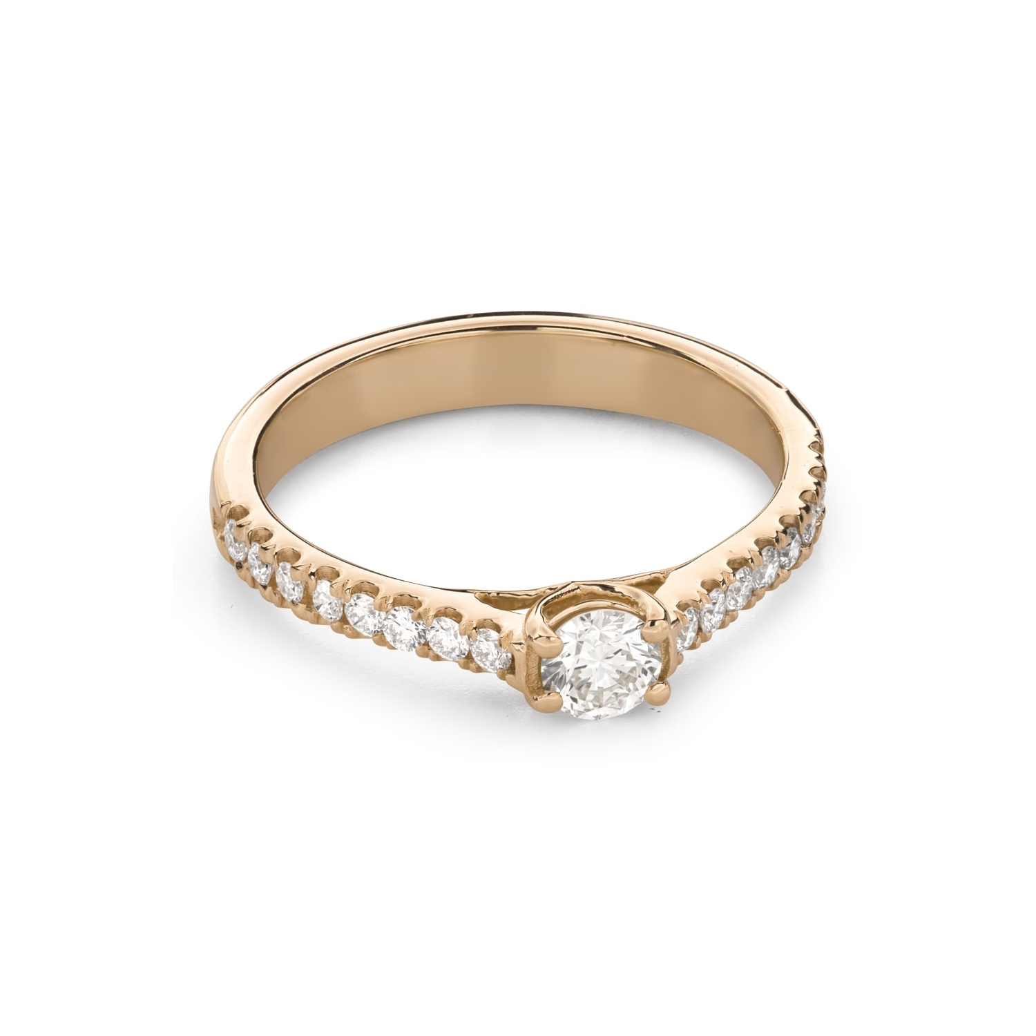 Золотое кольцо с Бриллиантами "Грациозность 330"