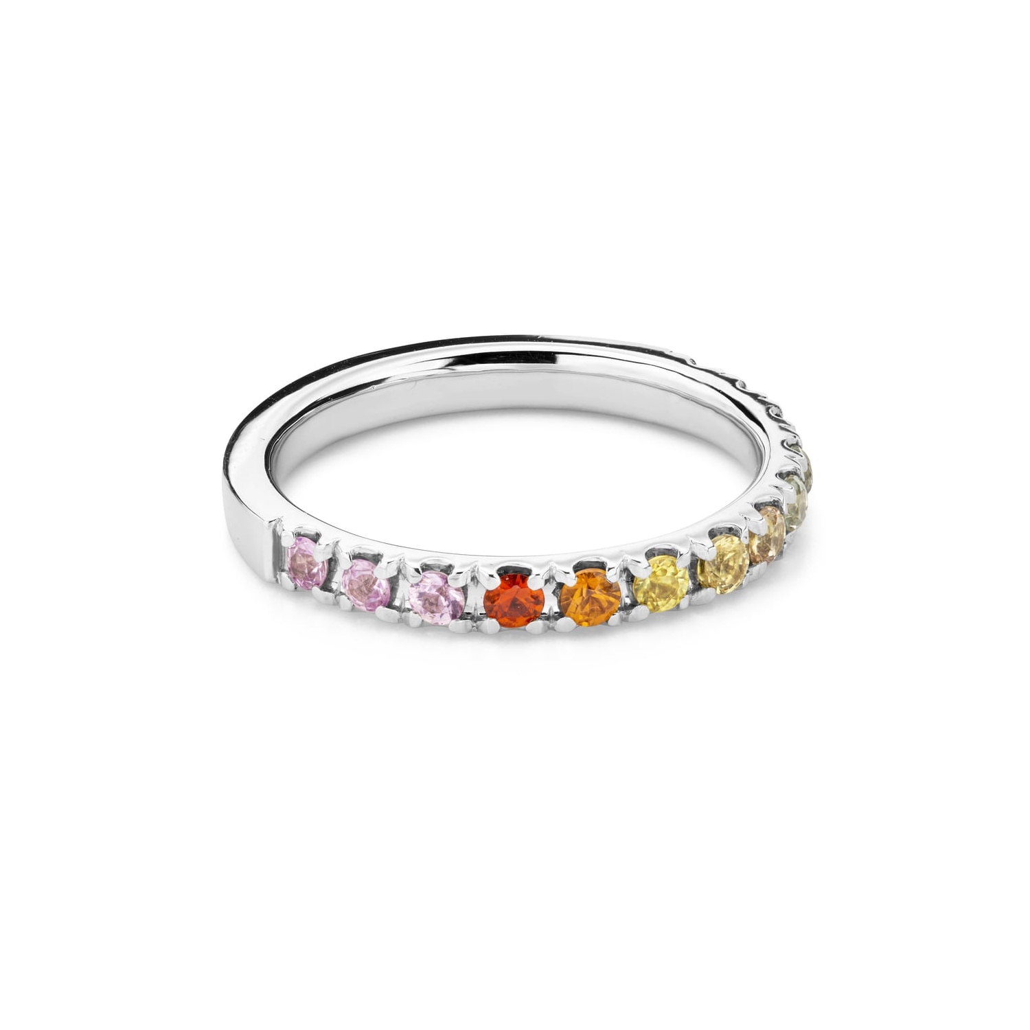 Помолвочное кольцо с драгоценными камнями "Краски 130"