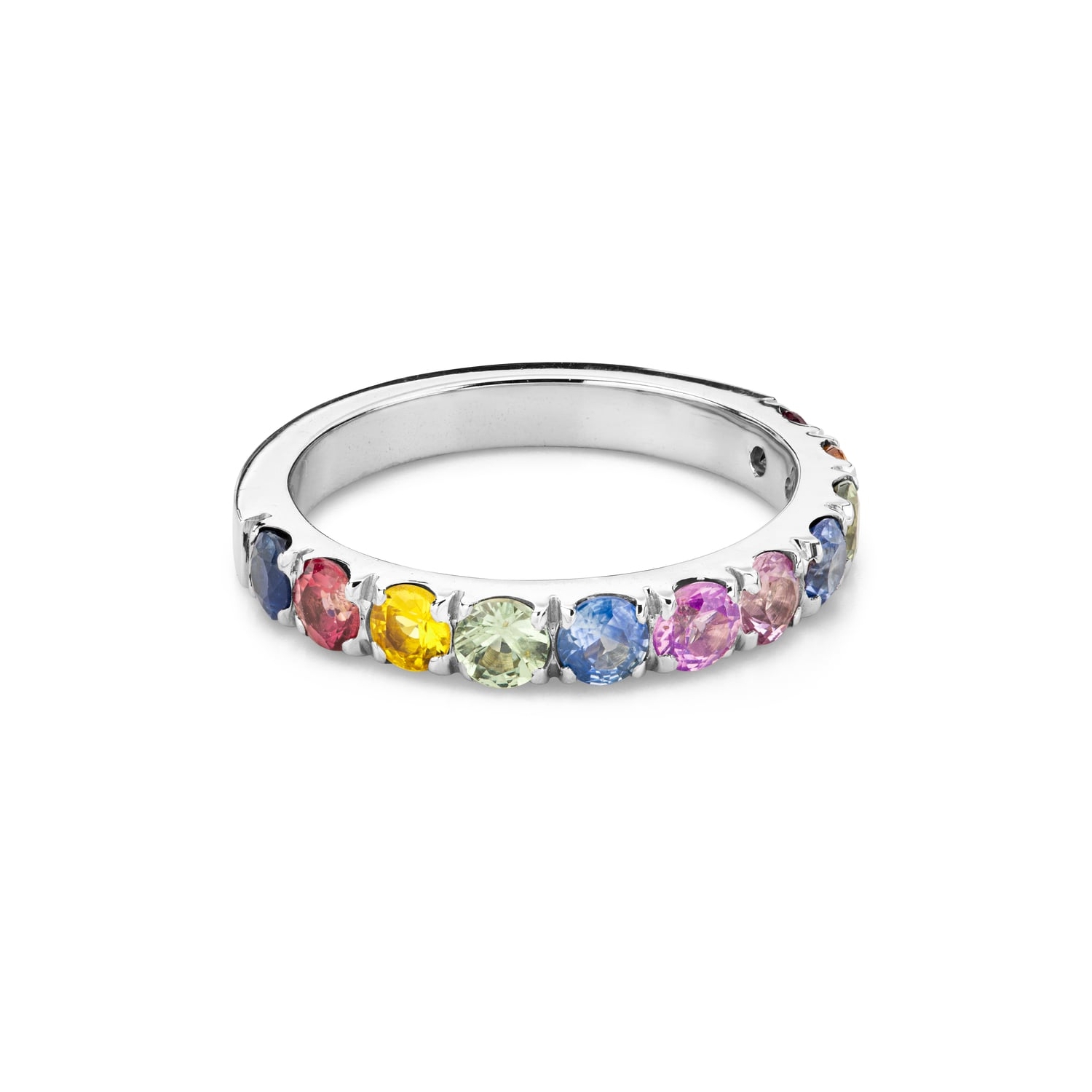 Помолвочное кольцо с драгоценными камнями "Краски 131"
