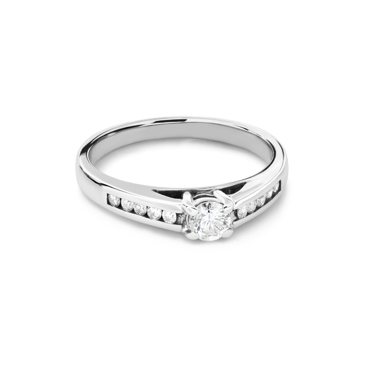 Помолвочное кольцо с Бриллиантами "Грациозность 336"