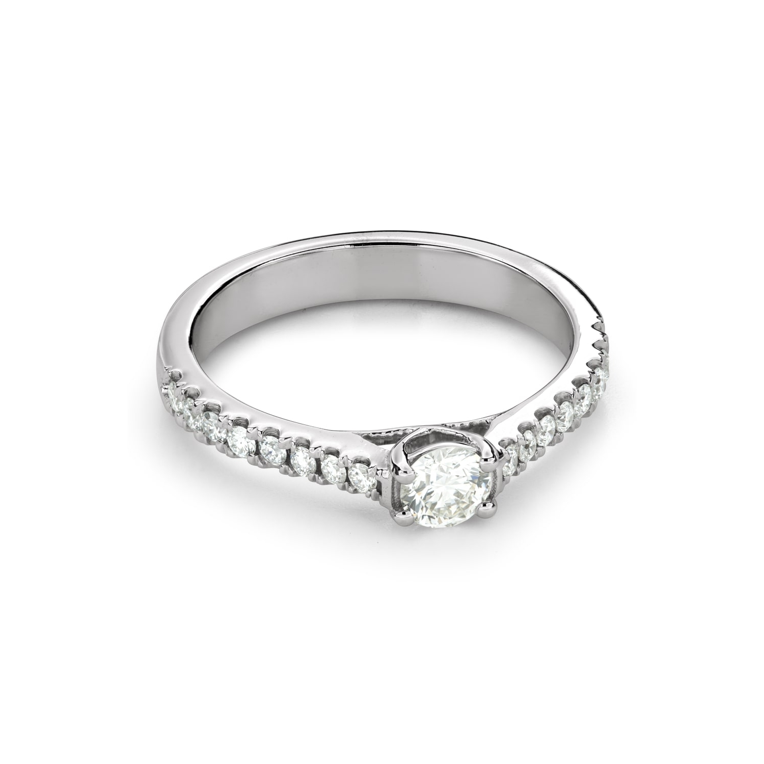 Помолвочное кольцо с Бриллиантами "Грациозность 339"