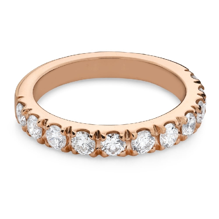 Золотое кольцо с Бриллиантами "Алмазная полоска 114"