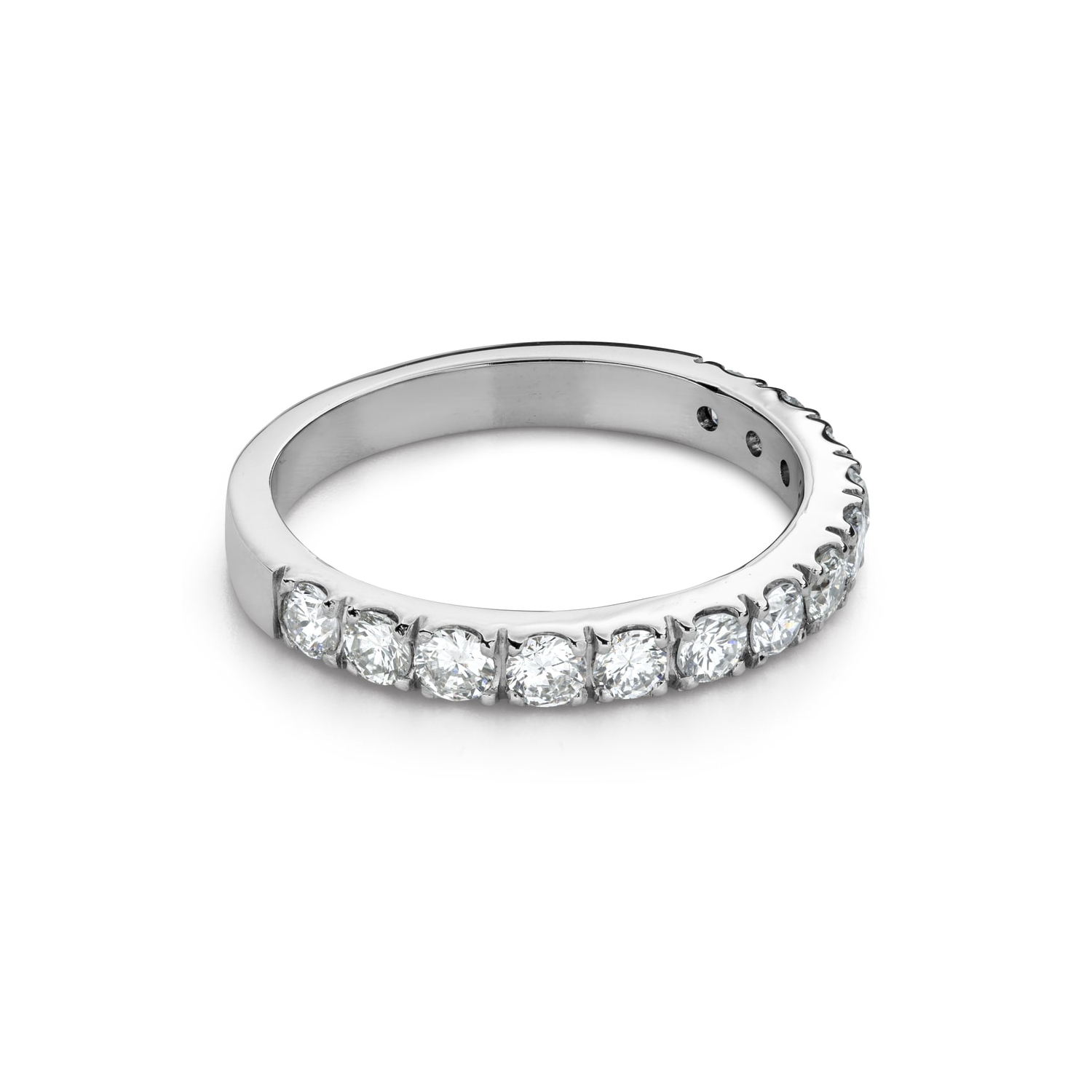 Золотое кольцо с Бриллиантами "Алмазная полоска 115"