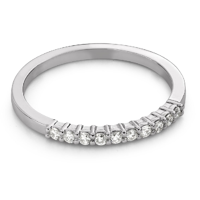 Золотое кольцо с Бриллиантами "Алмазная полоска 121"