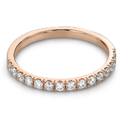 Золотое кольцо с Бриллиантами "Алмазная полоска 123"