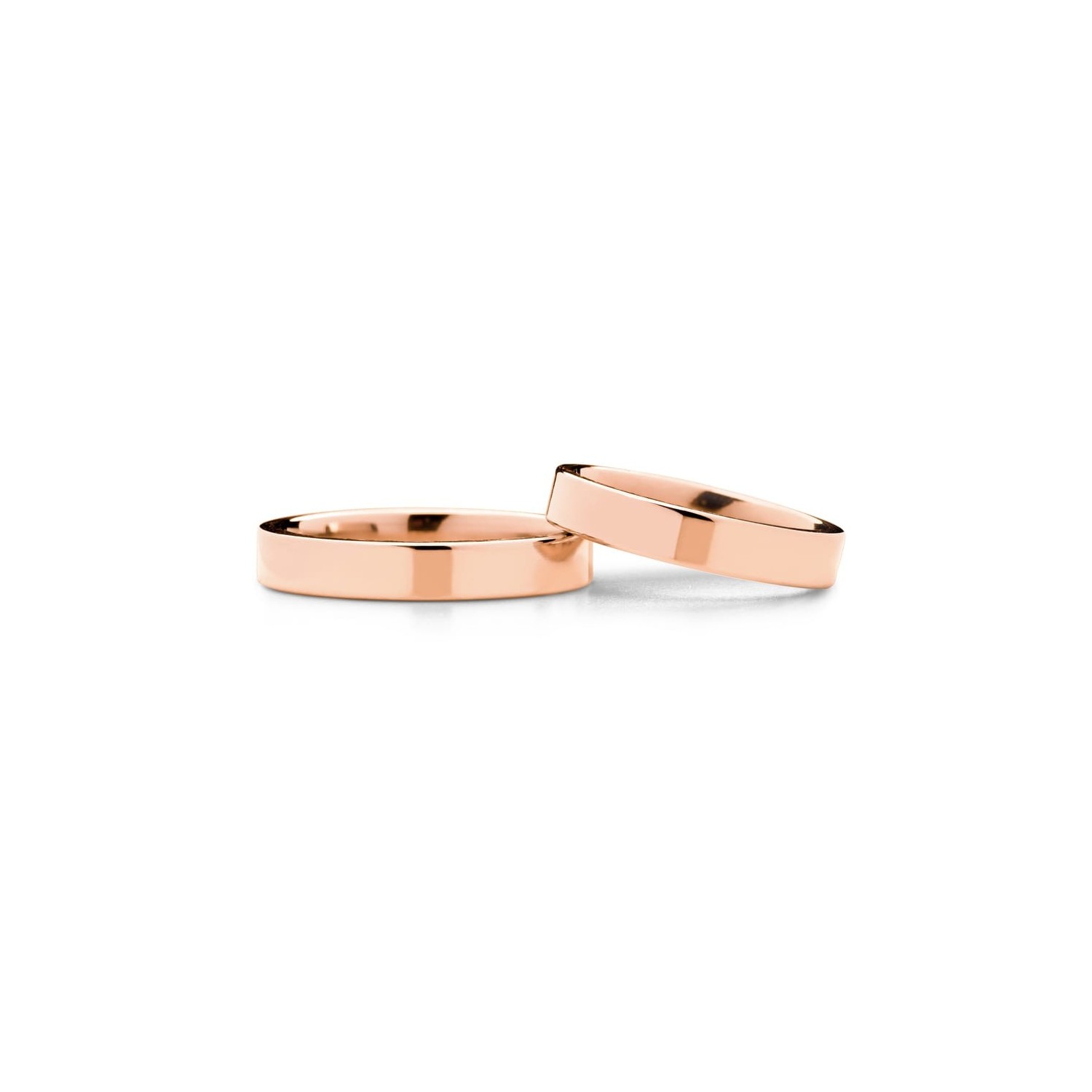 Золотые обручальные кольца "VKA 12, 4.00mm"